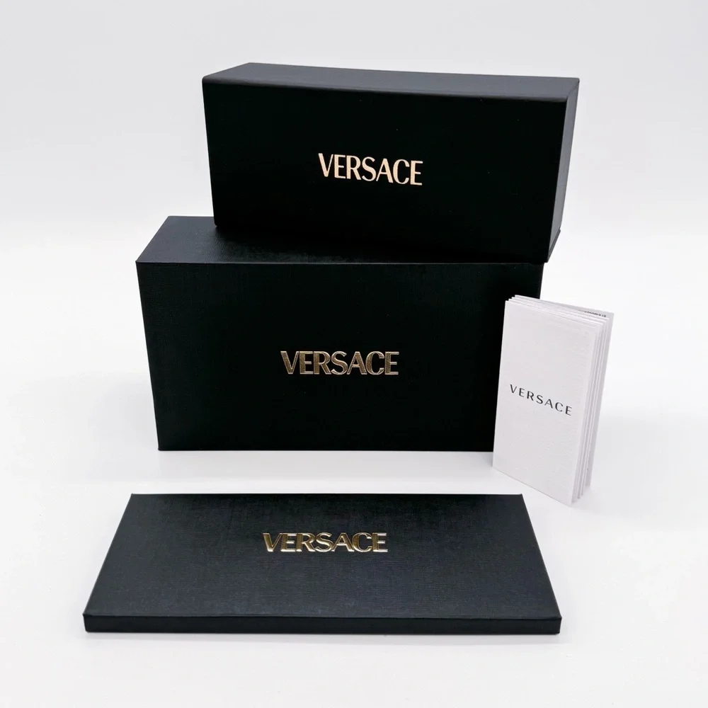 NEW VERSACE VE4474U 5485/87 SQUARE PINK GRAY WOMEN SUNGLASSES VERSACE MOD 4474-U - Picture 10 of 10